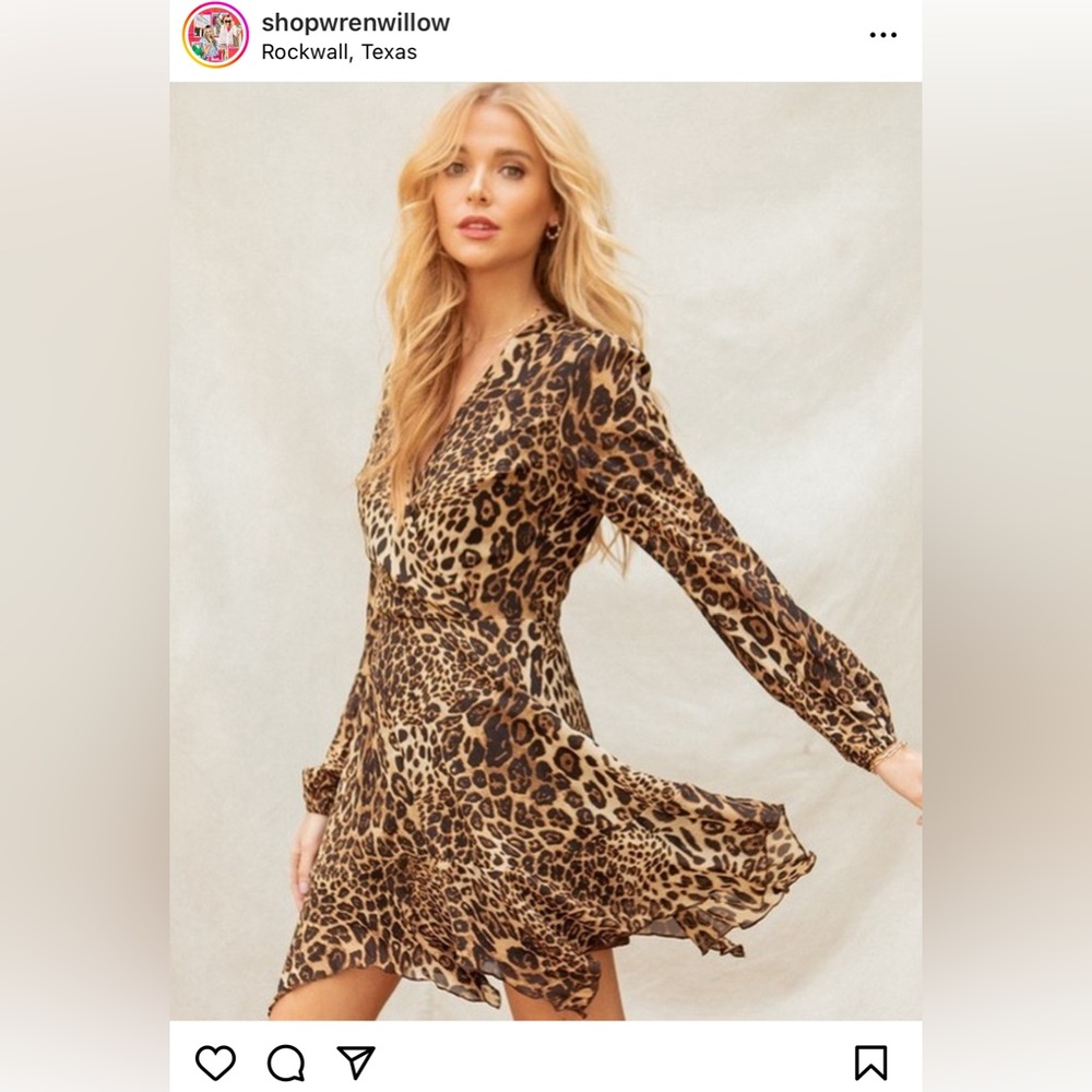 NEW CHEETAH PRINT DRESS